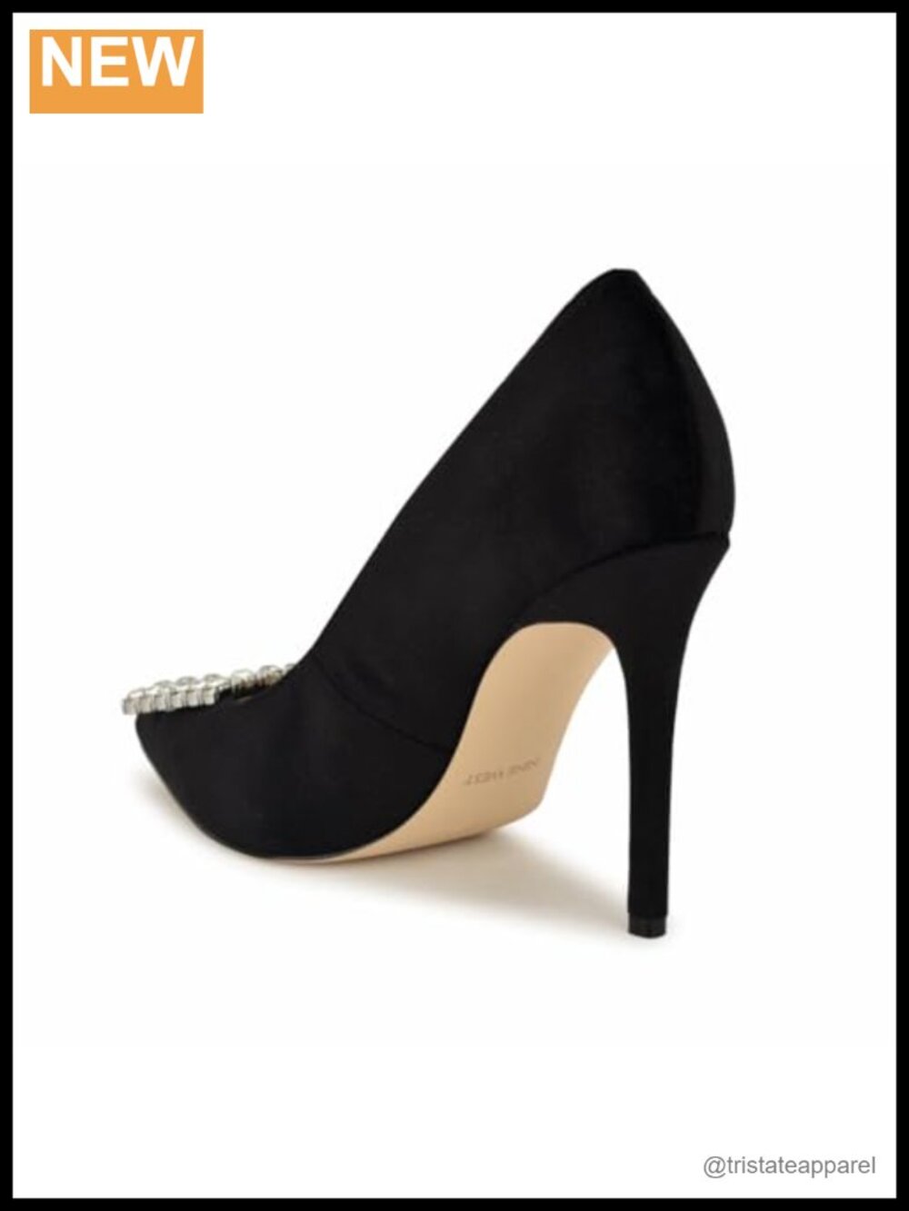 Nine West Franny Textile Upper Pointy Toe Stiletto Heel Dress Pumps